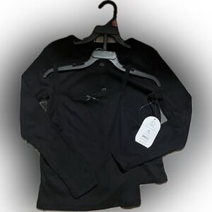 Wonder Nation Black Button Down Shirt for Kids